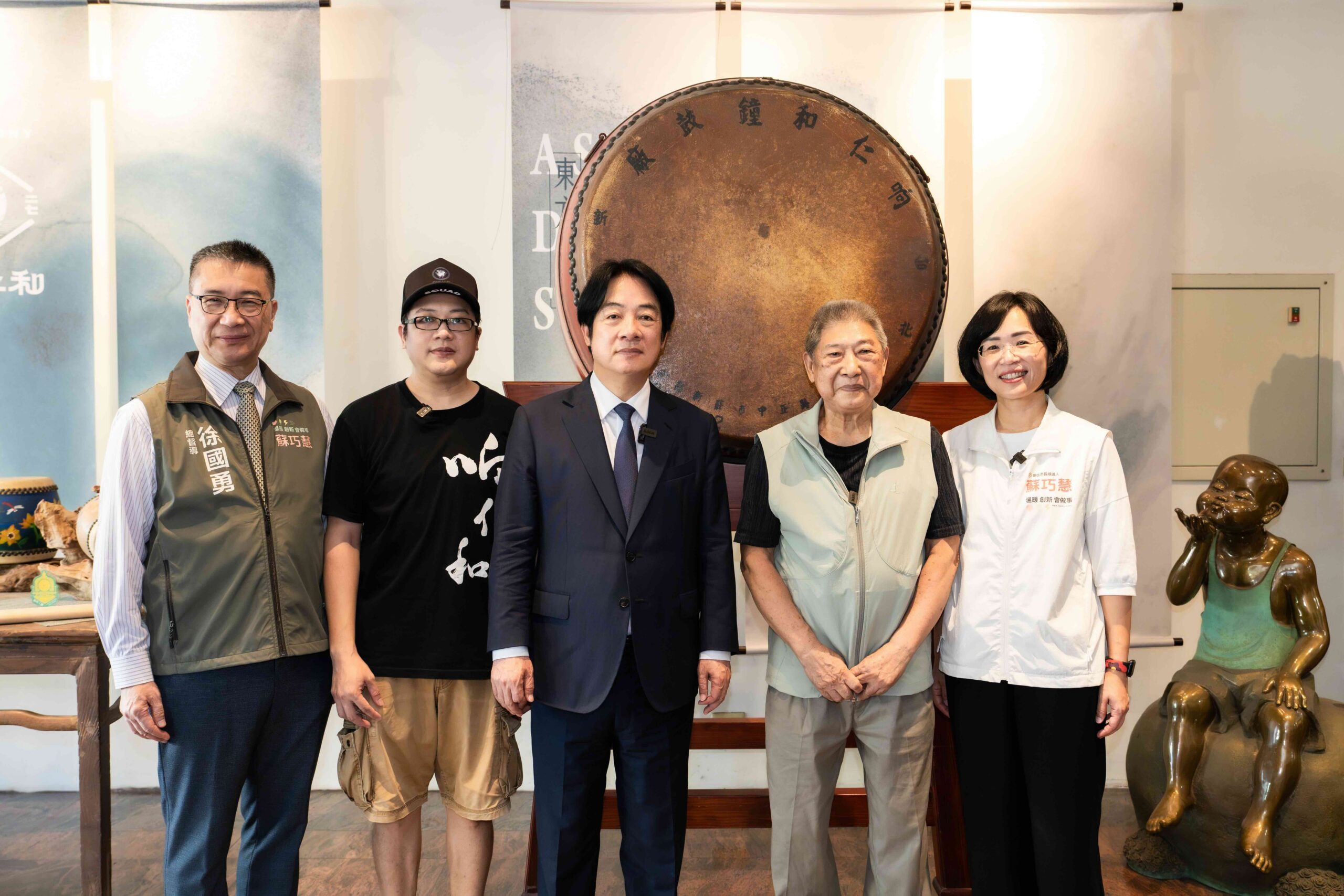 前幾天我邀請賴清德總統、徐國勇秘書長一起到我們新莊响仁和！